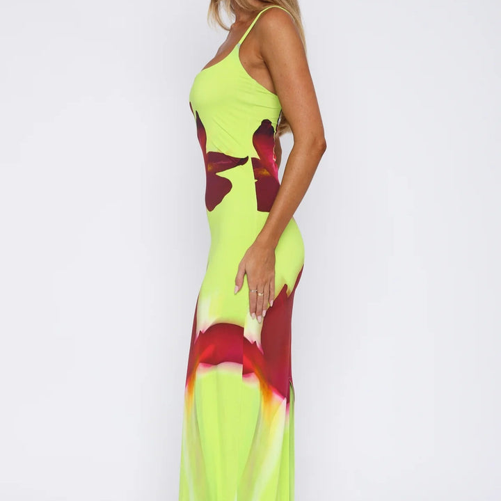 Dame Blomst Maxi Kjole Stilla