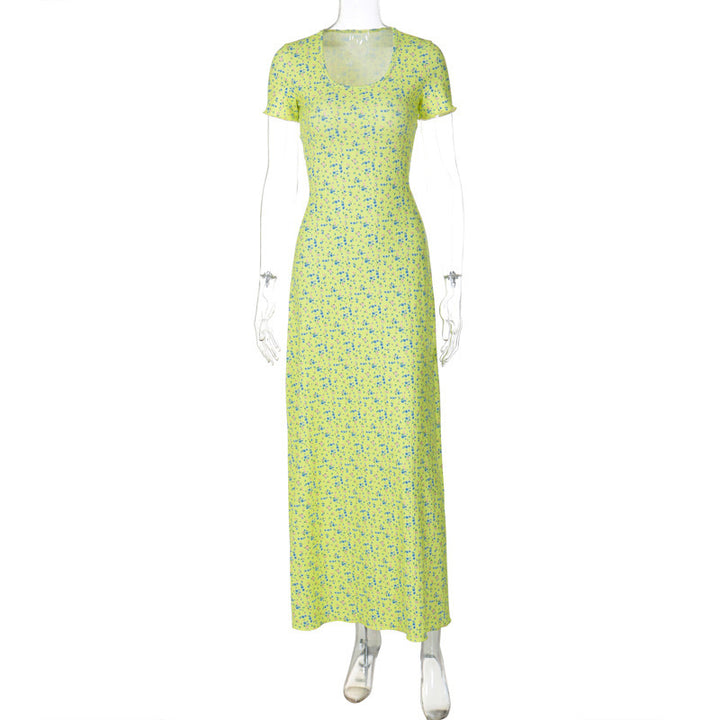 Damer Elegant Maxikjole med blomsterprint og flatterende pasform Stilla