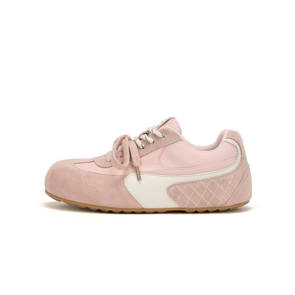 Dame Retro-inspirerede Low-Top Sports Sneakers med quiltede detaljer Stilla
