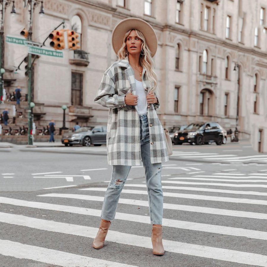 Dame Ternet Oversized-Skjorte Stilla