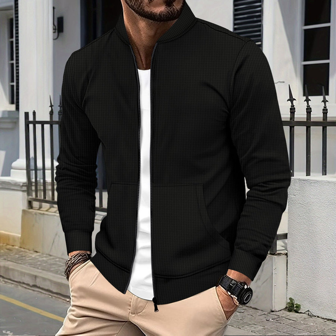 Herrer Sportslig Zip-Up Hoodie Stilla