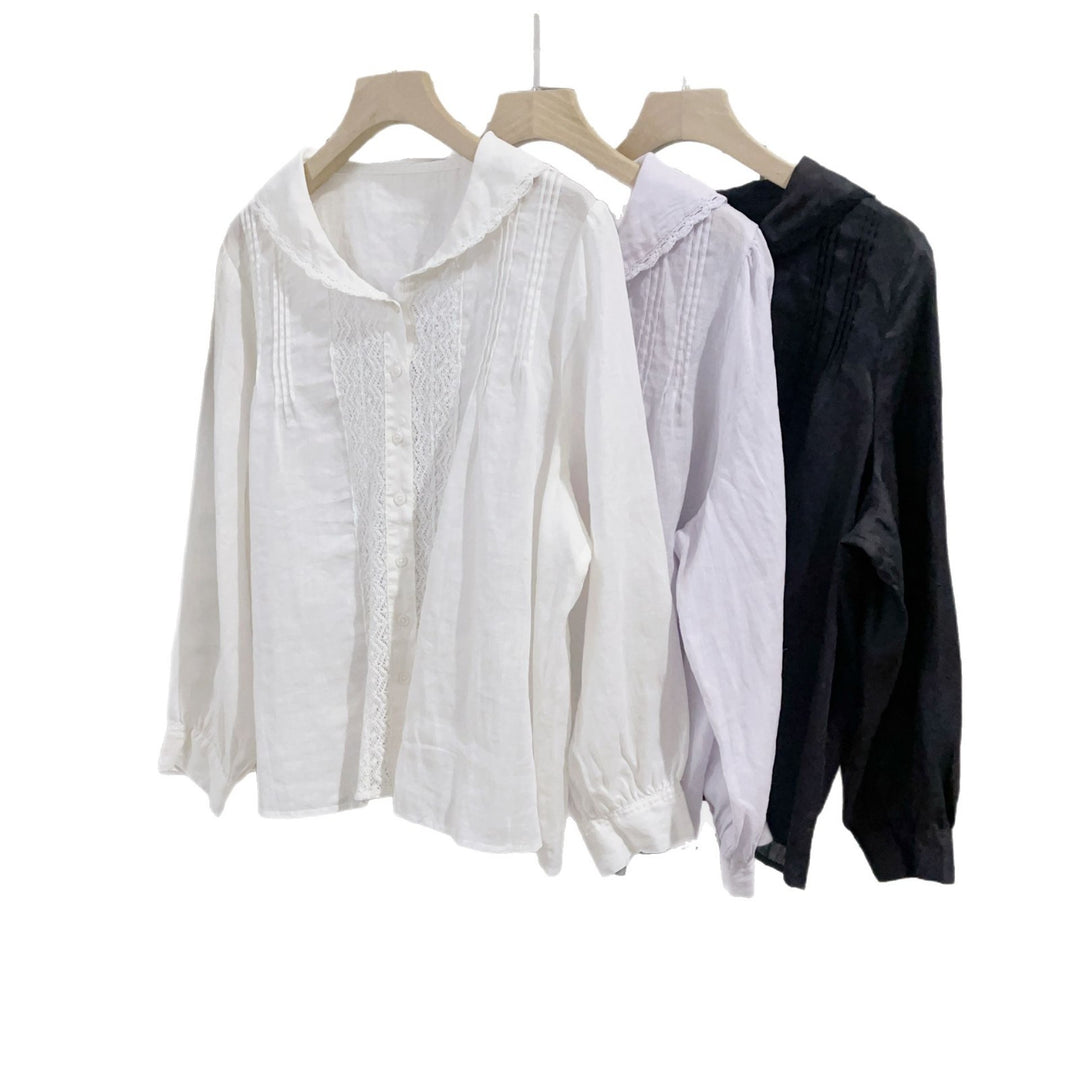 Dame Elegant Ruffle Krave Bluse Stilla