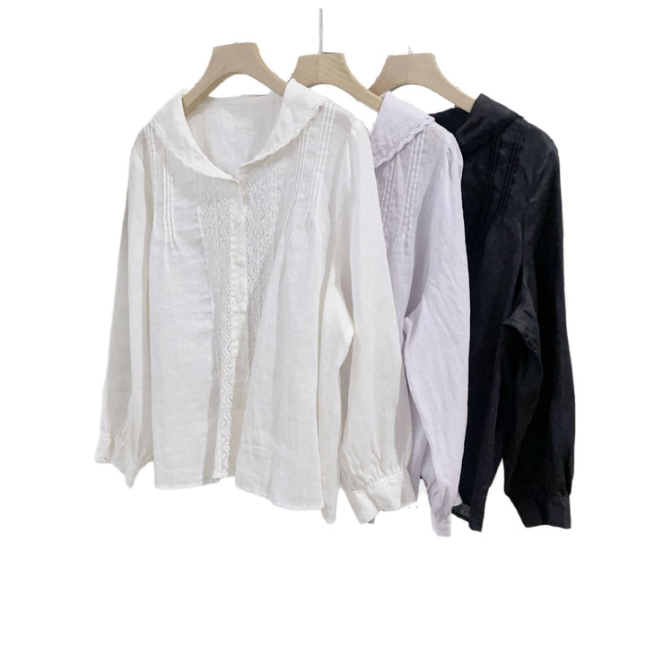 Dame Elegant Ruffle Krave Bluse Stilla