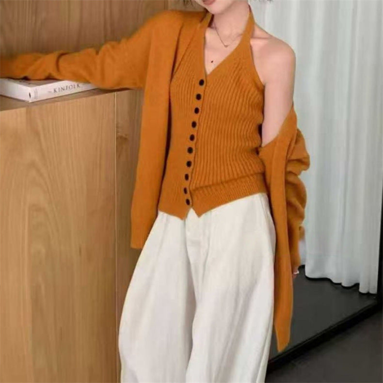 Kvinders elegante cardigan med knapdetaljer og blødt stof Stilla