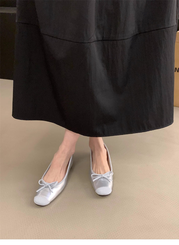 Dame ballerina sko med elegant sløjfedetalje Stilla