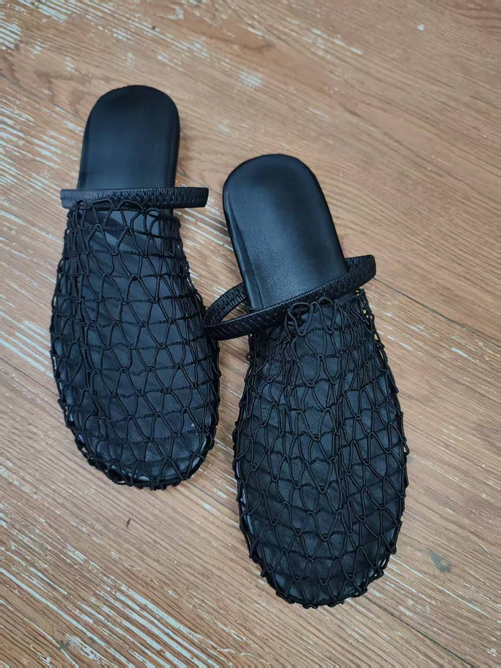 Dame sandaler med moderne netdesign Stilla
