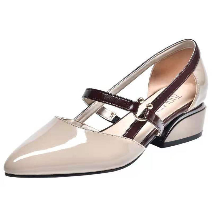Dame Elegante Slingbacks med spids tå og stabil hælkonstruktion Stilla