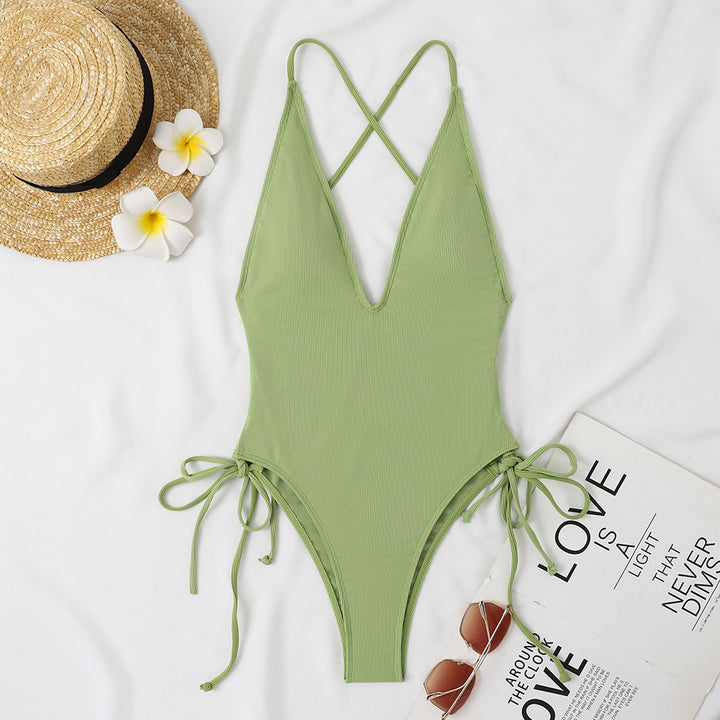 Femme Justerbar Cross-Back En-del Badehætte Stilla
