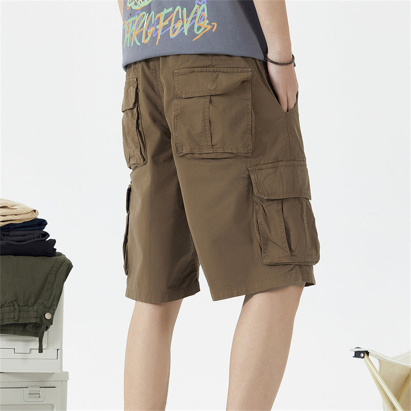 Herre let cargo-shorts med flere praktiske lommer Stilla