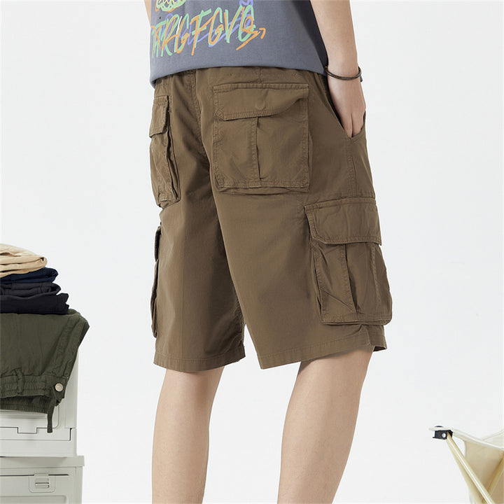 Herre let cargo-shorts med flere praktiske lommer Stilla