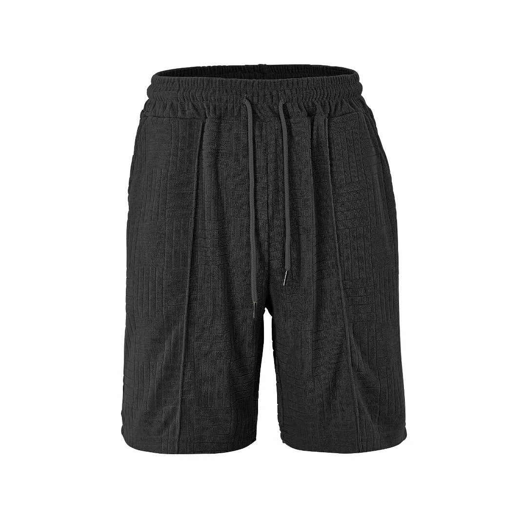 Herrer Sportlige Shorts med struktureret design og elastisk talje Stilla