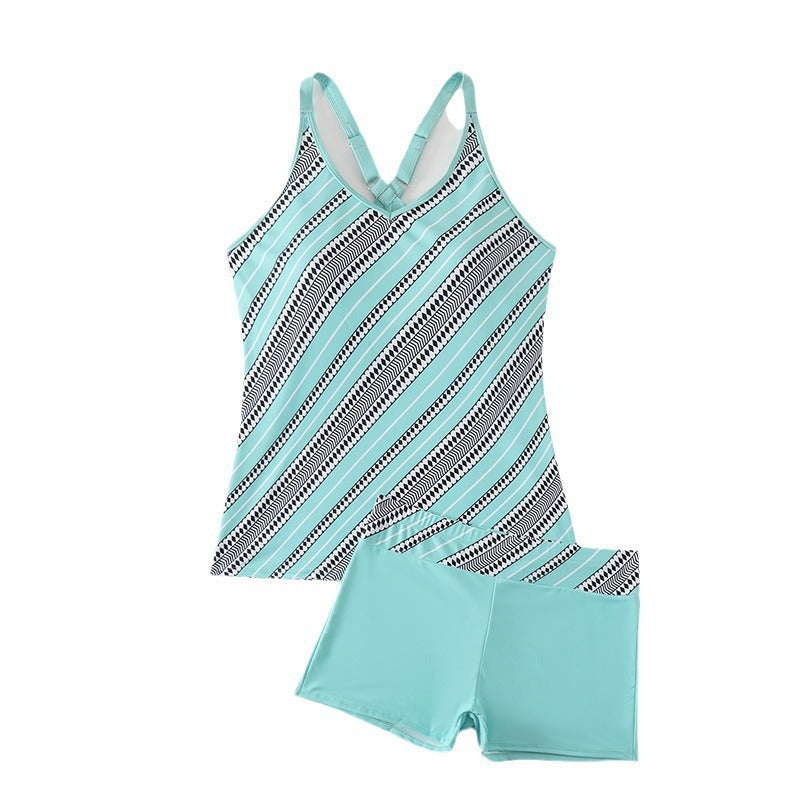 Dame Sports tankini og shorts sæt Skovae