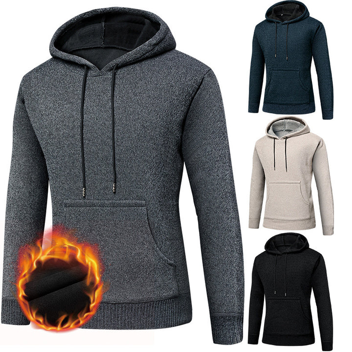 Herre Isoleret Fleece Hoodie Stilla