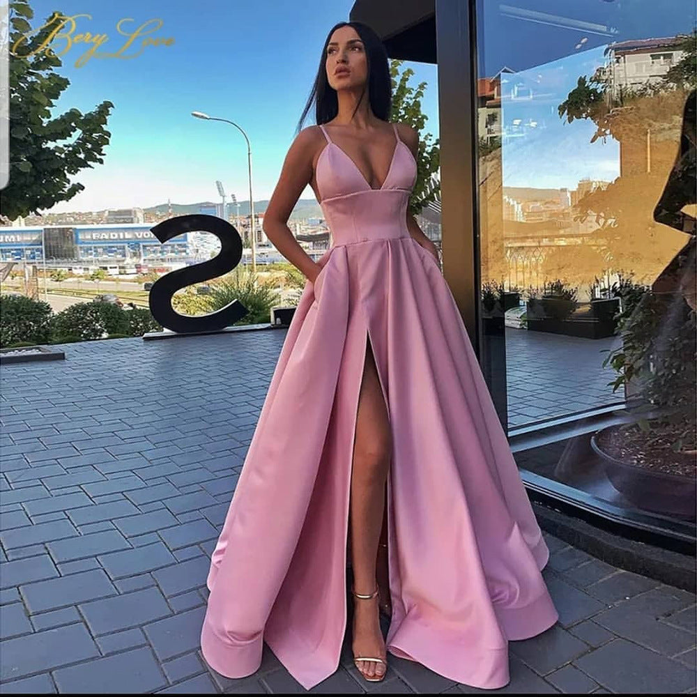 Stilla | Glamorous Slid Aften kjole