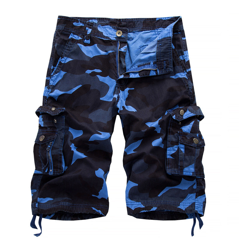 Herre Cargo-Shorts med utility-lommer og justerbar talje Stilla