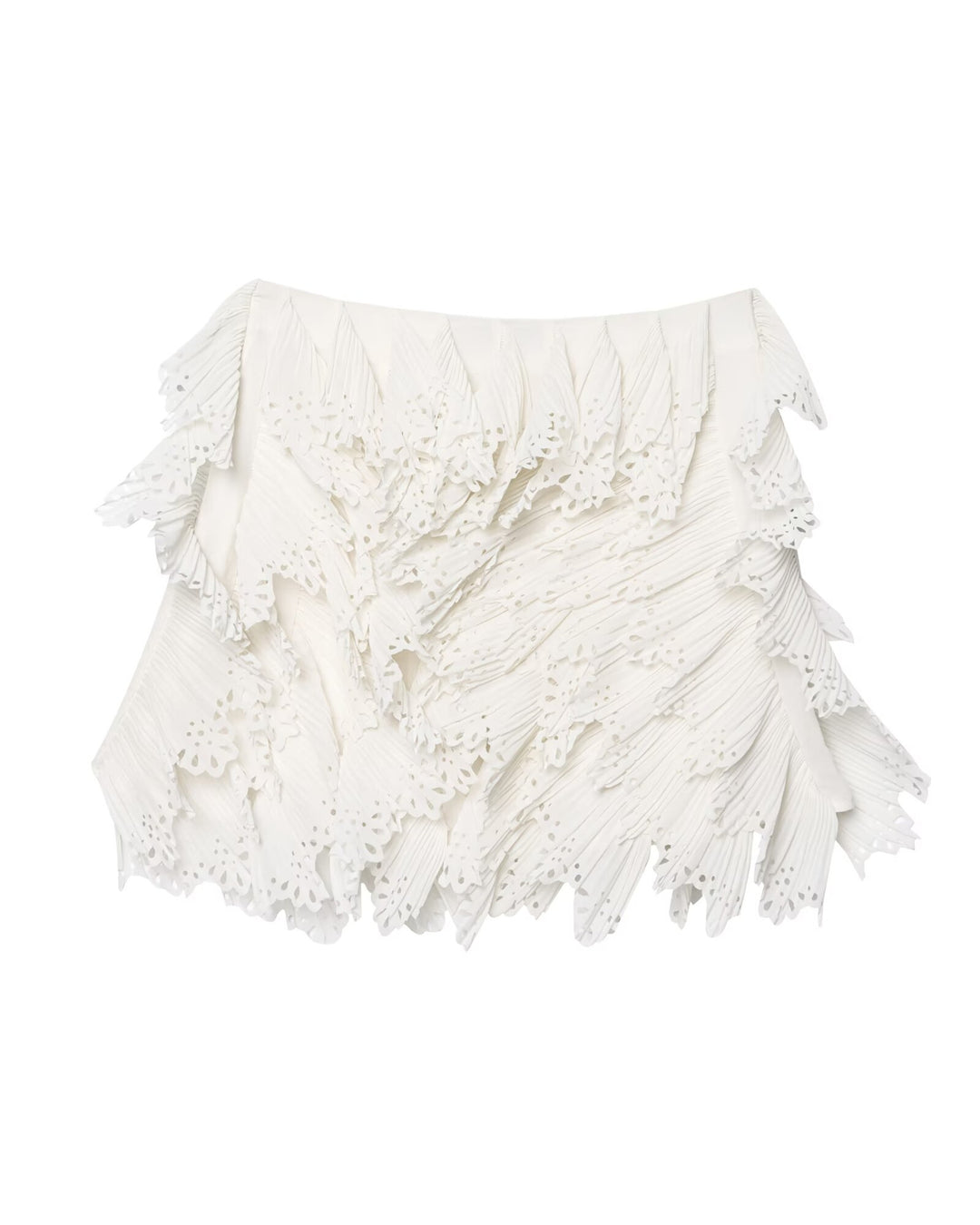 Femme Rüsch Chiffon Minirok Stilla