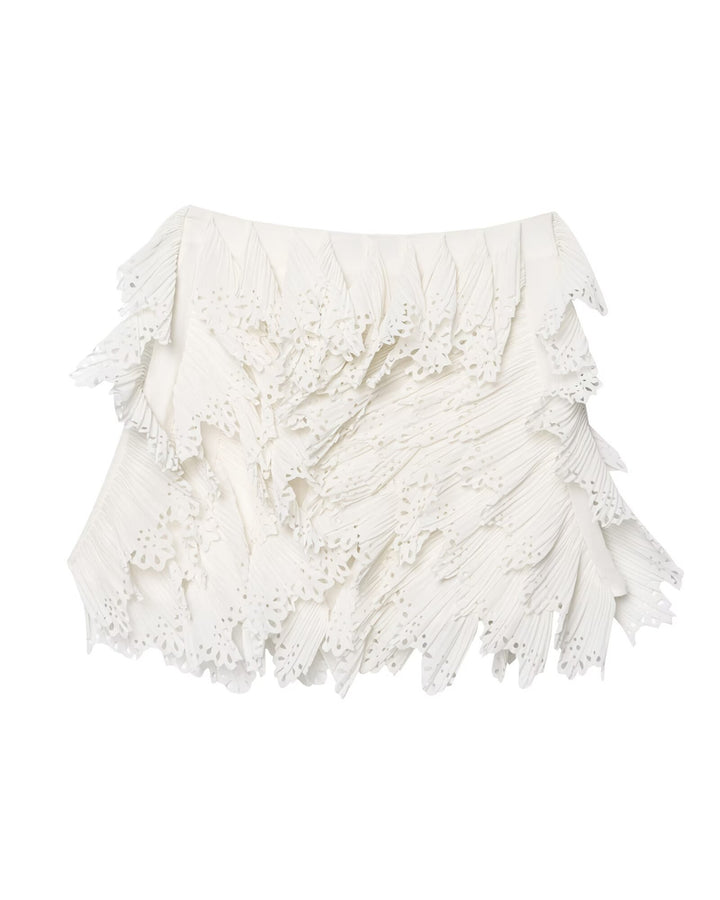Femme Rüsch Chiffon Minirok Stilla