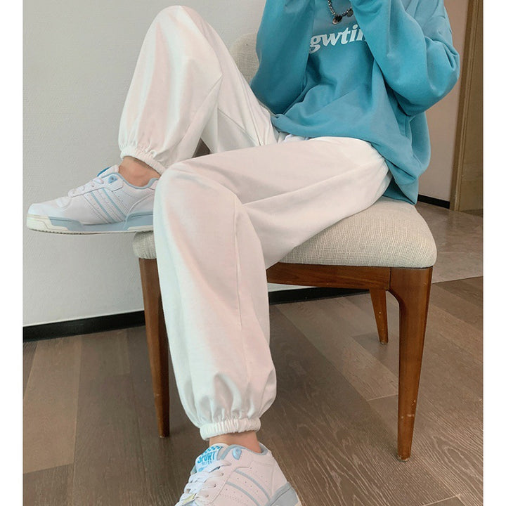 Damer Komfortable Sweatpants med Elastiske Mansjetter Stilla
