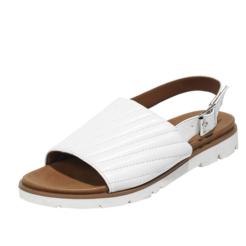 Dame Sling-sandaler med struktureret overdel og behagelig sål Stilla