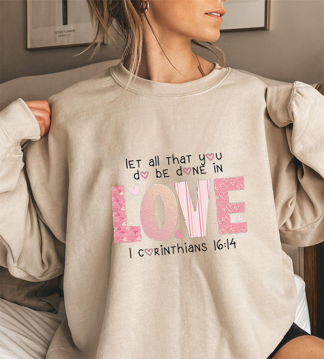 Kvinders sweatshirt med inspirerende print og komfortabel pasform Stilla