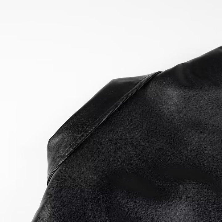 Dame Kunstlæder-Trenchcoat med moderne snit og elegante detaljer Stilla