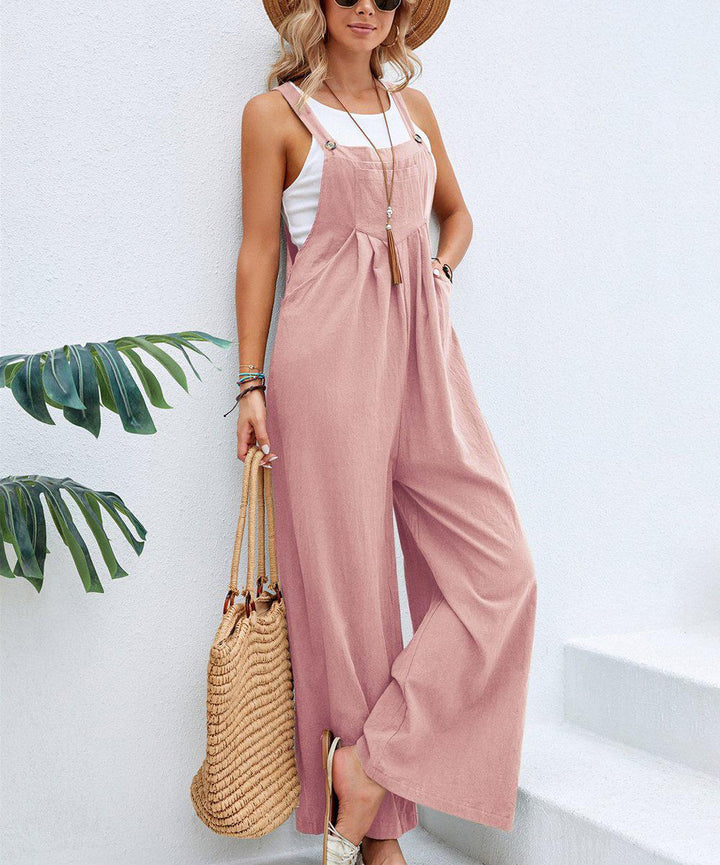 Dame jumpsuit med justerbare stropper Stilla