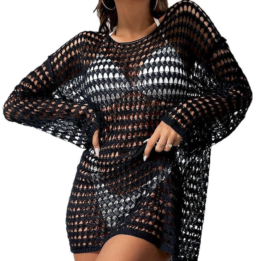 Damer Hækle Bade Cover-Up Tunika Stilla 1750920298