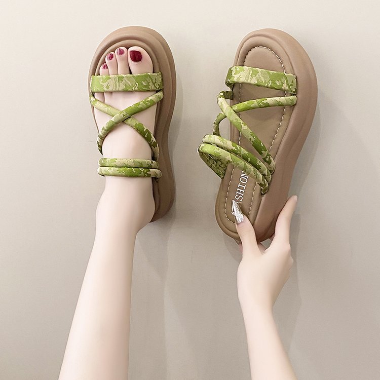 Dame Komfortable Flip-Flop-sandaler med ergonomisk snit og fashionable remdesign Stilla