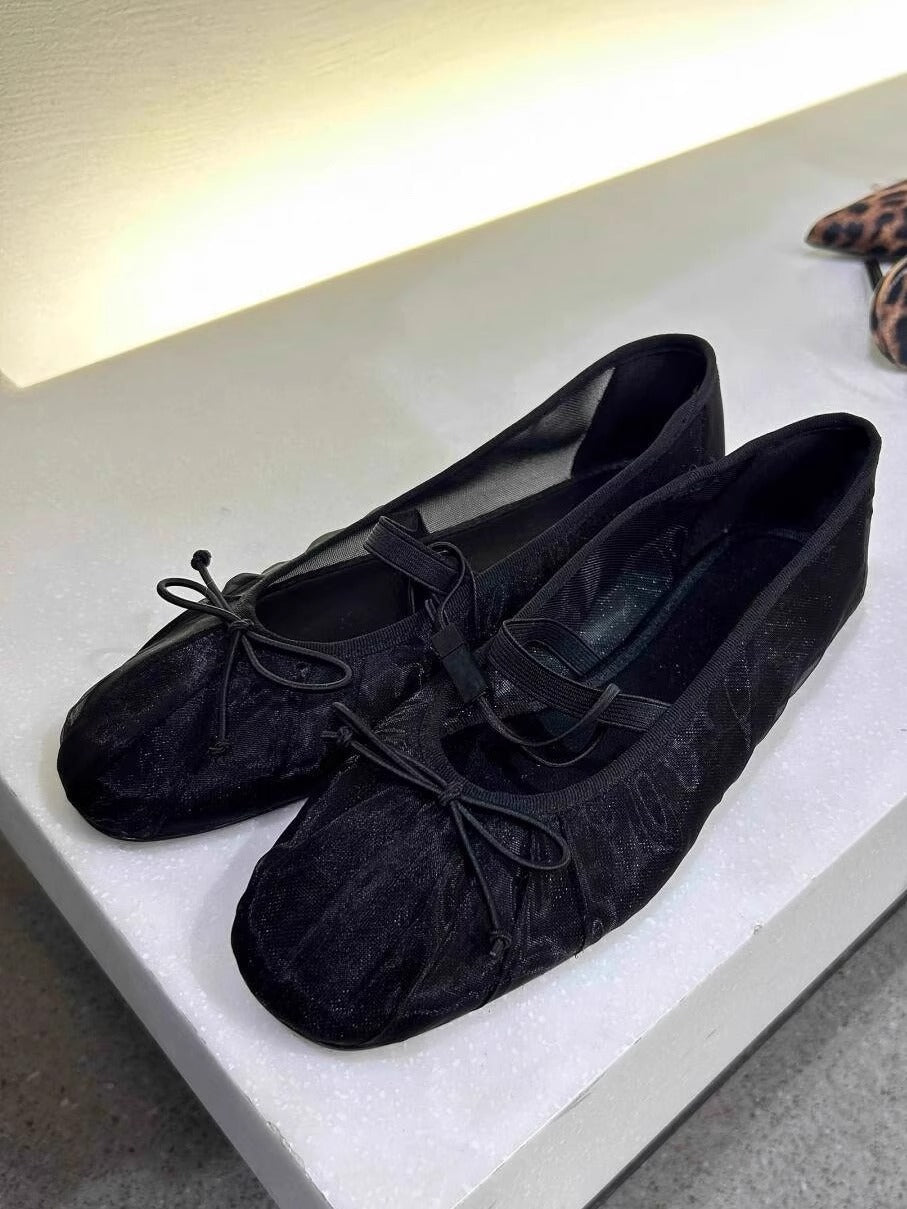 Dame elegante ballerina-flade med sløjfedetalje Stilla 1749658493