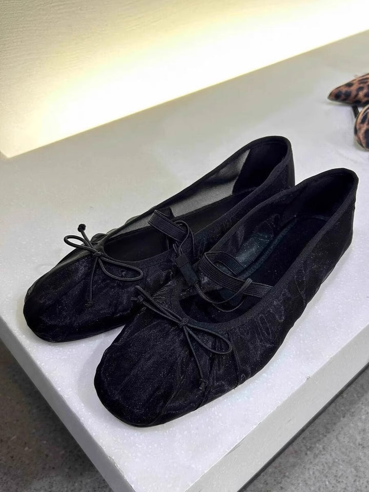 Dame elegante ballerina-flade med sløjfedetalje Stilla 1749658493