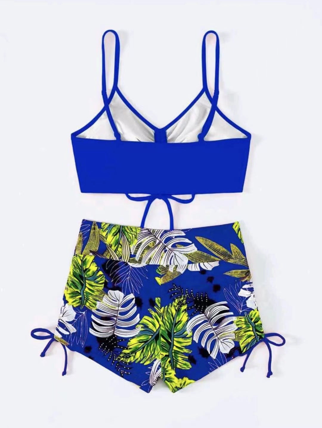 Damer sports-badedragt med blomsterdesign og høj talje Stilla