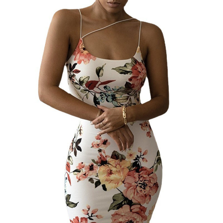 Femme Bodycon Floral Slip Kjole Stilla