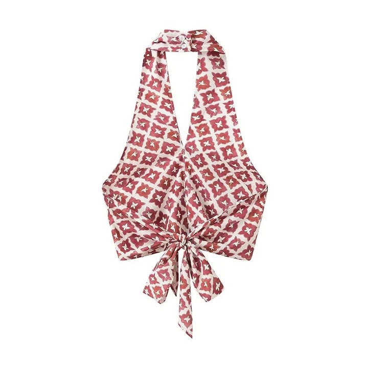 Femme Maxikjole med stilfuld Crop-Top Stilla