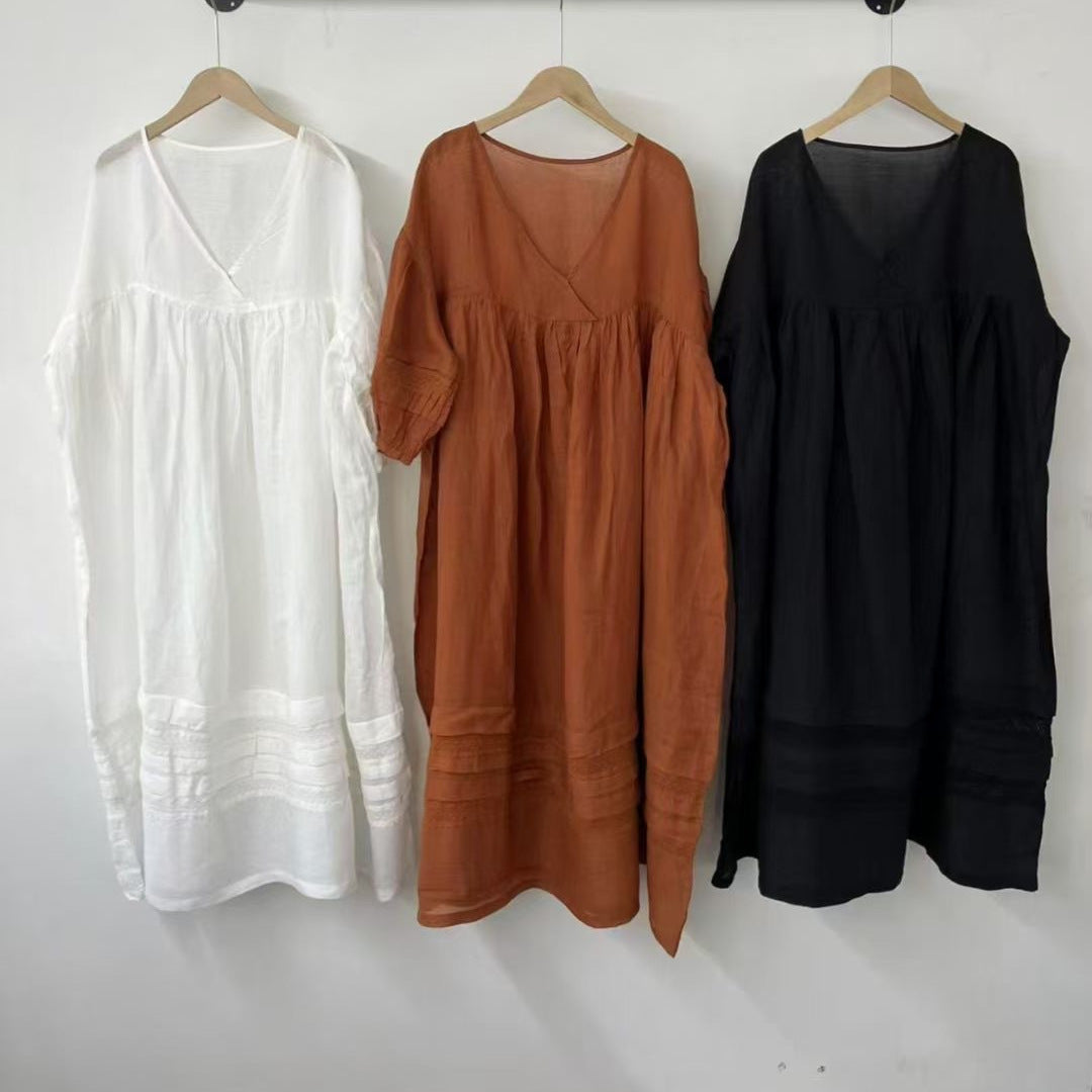 Femme Breezy V-udskærings sommerkjole Stilla