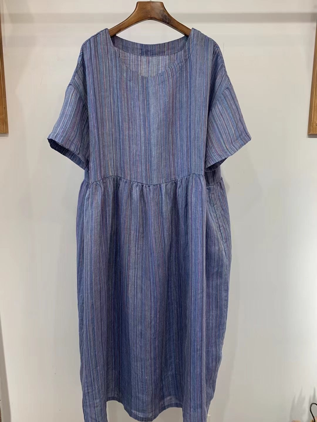 Femme Casual Flydende Midi Kjole Stilla