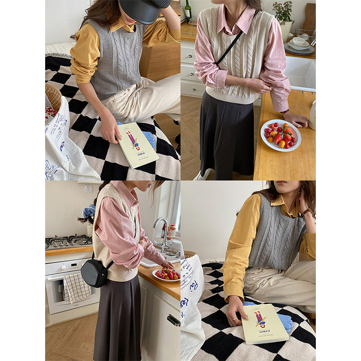 Damer elegant bluse med præcis pasform og fine detaljer Stilla
