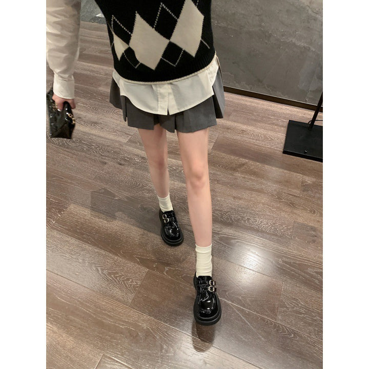 Femme Slip-On Loafers med dekorerende spænder Stilla