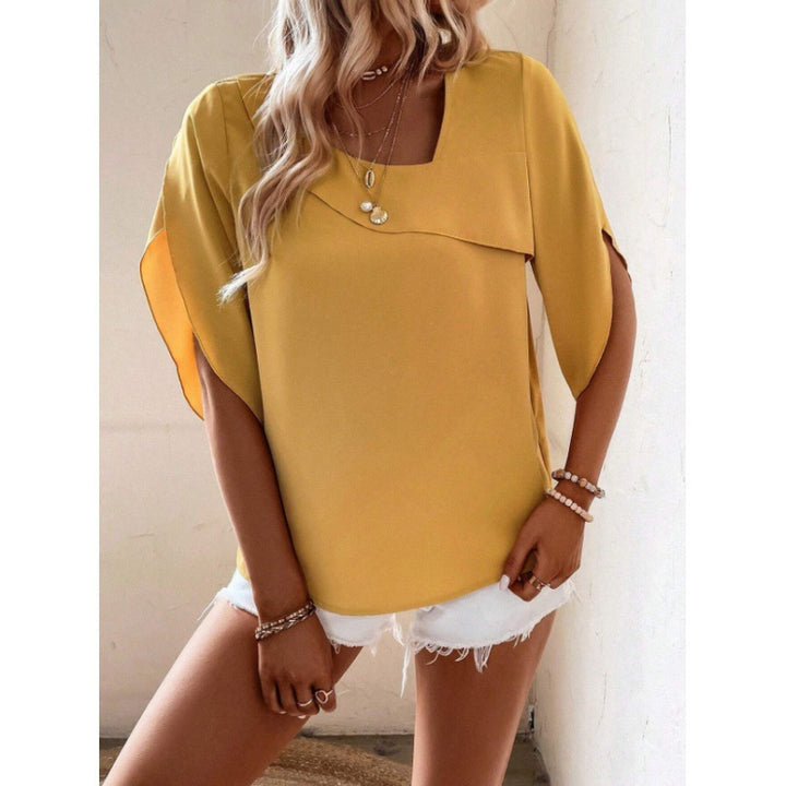 Femme Elegante Overlay Bluse Stilla