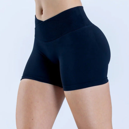 Damer sporty shorts med høj talje og figursyet snit Skovae
