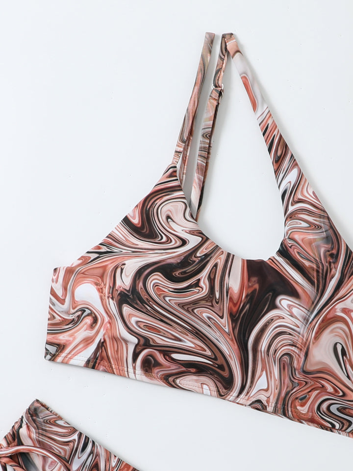 Dame Asymmetrisk Design Bikini Sæt Stilla