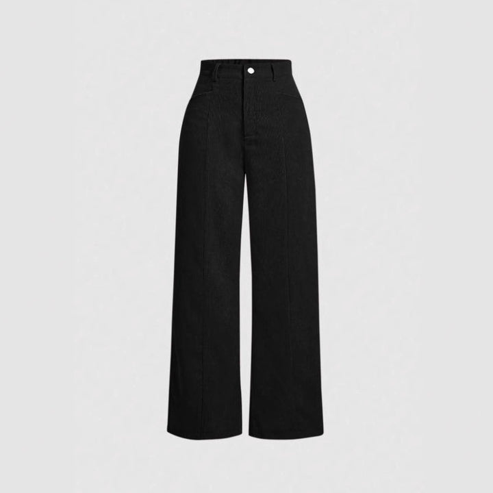 Dame brede High-Waist-bukser Skovae