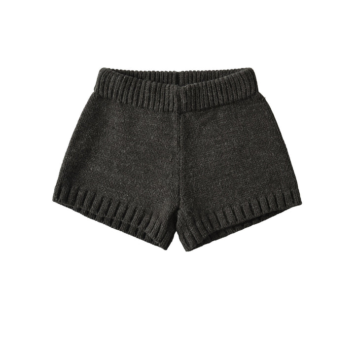 Damer strikkede sommer-shorts med elastisk talje og sidelægger Stilla