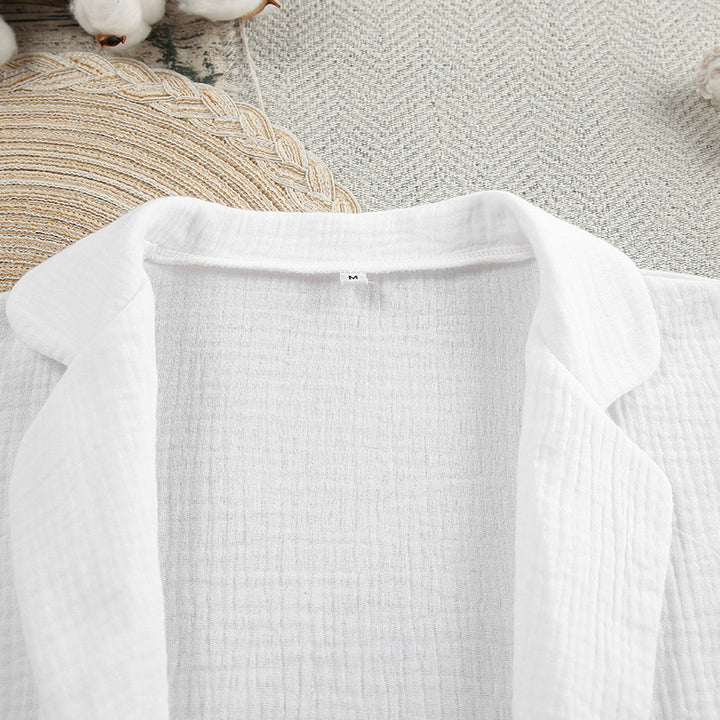 Dame afslappende loungewear-sæt med løstsiddende top og komfortable bukser Stilla