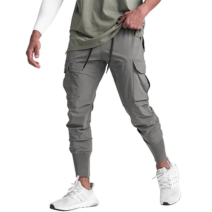 Herrer Multifunktionel Cargo-Bukser med elastiske afslutninger Stilla