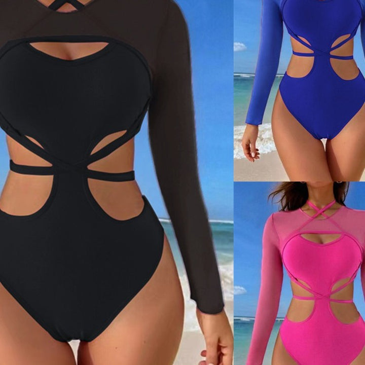 Femme Cut-Out Langærmet Badedragt Stilla