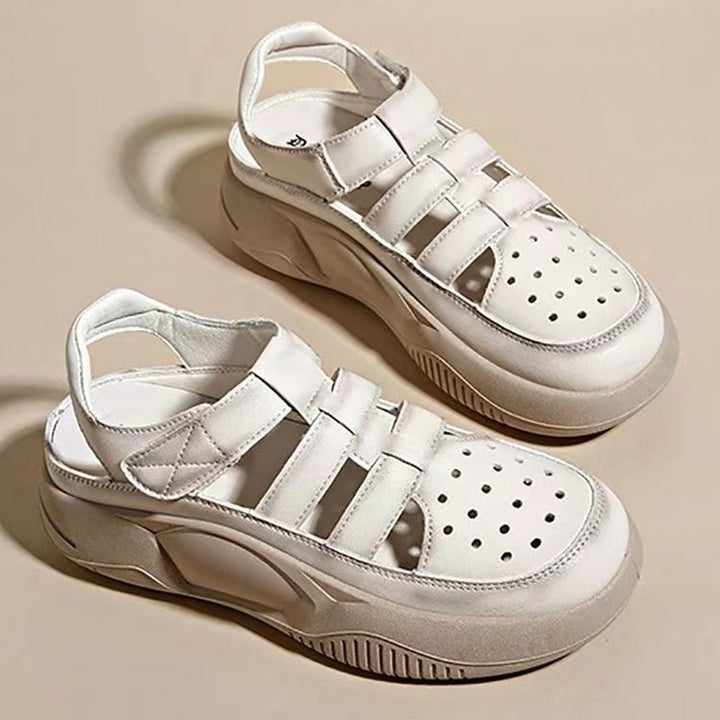 Dame Sneaker-Pantoletten med kølende åbninger og ergonomisk sål Stilla