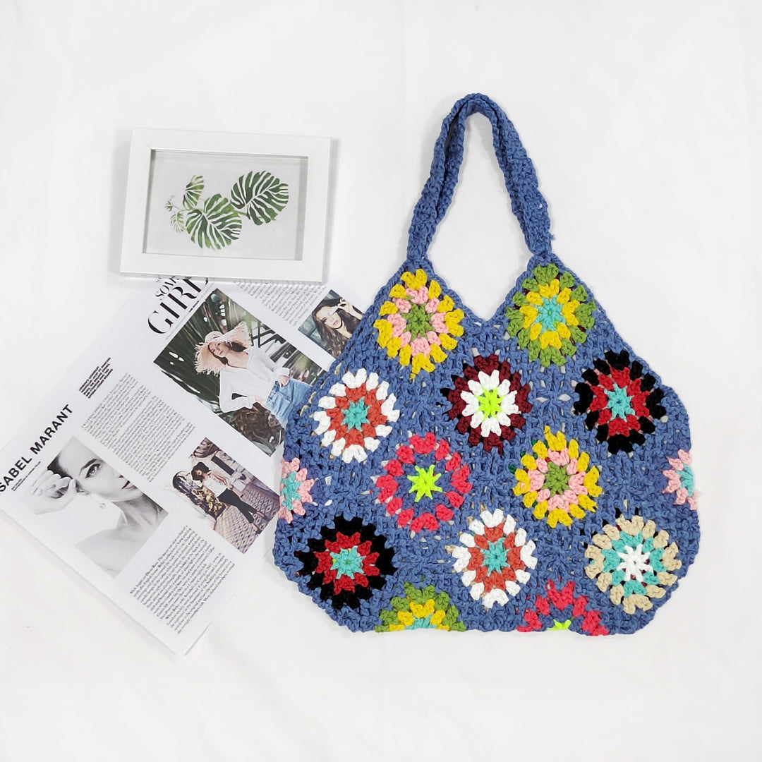 Dame strikketaske i kreativ retro-design Stilla