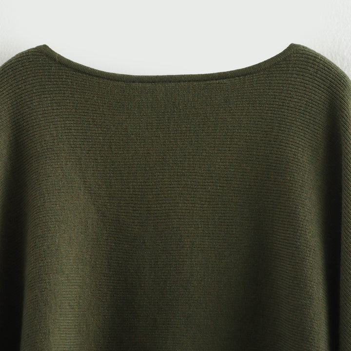Femme Stilfuld Lagdelt Strik-Sweatshirt Stilla