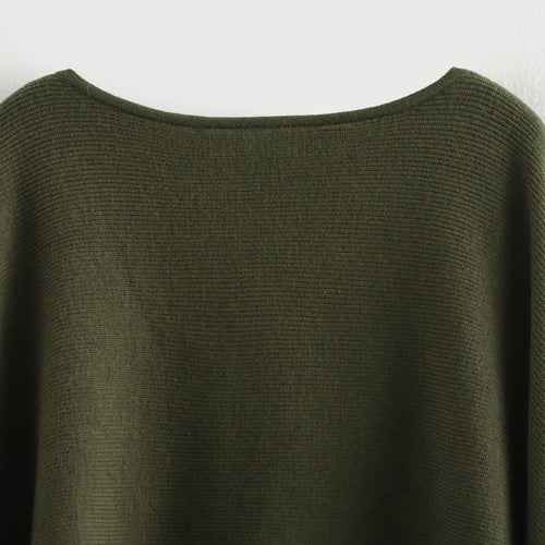 Femme Stilfuld Lagdelt Strik-Sweatshirt Stilla