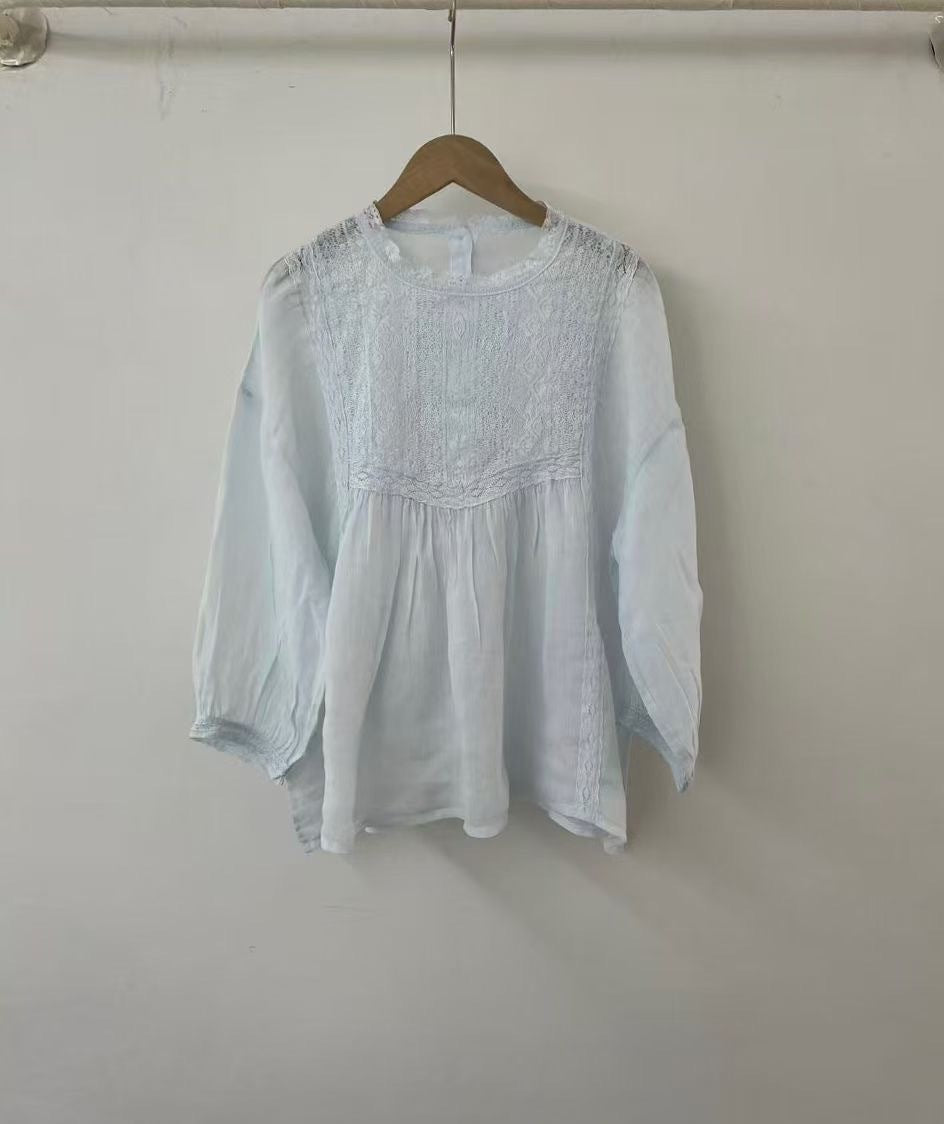 Femme Delicate Spidset Bluse Stilla